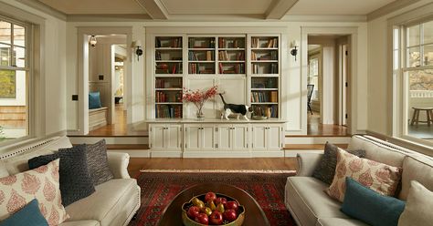 A renovated 1960s home in Deephaven captures the spirit of an old New England colonial. Colonial Farmhouse Interior, Colonial Farmhouse Interior Design, New England Colonial Interior, New England Interior, New England Colonial, 1960s House, 1960s Home, Colonial Farmhouse, Colonial Interior