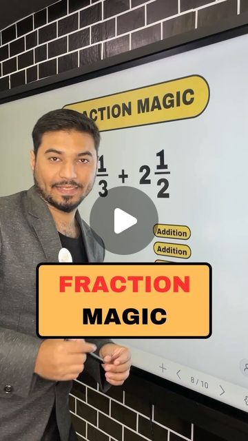 GYAN KIDA🐞 on Instagram: "✅ Fraction magic trick 
@gyan_kida

 📣 𝐌𝐄𝐍𝐓𝐀𝐋 𝐌𝐀𝐓𝐇 𝐁𝐎𝐎𝐒𝐓𝐄𝐑 🚀

🔓 𝐔𝐧𝐥𝐨𝐜𝐤 𝐲𝐨𝐮𝐫 𝐦𝐞𝐧𝐭𝐚𝐥 𝐦𝐚𝐭𝐡 𝐬𝐮𝐩𝐞𝐫𝐩𝐨𝐰𝐞𝐫𝐬 🧠💡 

▶️ 𝐂𝐚𝐥𝐜𝐮𝐥𝐚𝐭𝐞 𝟏𝟎𝟎❌ 𝐟𝐚𝐬𝐭𝐞𝐫 🚀

▶️ 𝐃𝐞𝐟𝐞𝐚𝐭 𝐲𝐨𝐮𝐫 𝐦𝐚𝐭𝐡𝐬 𝐟𝐞𝐚𝐫 🏆

▶️ 𝐁𝐫𝐚𝐢𝐧-𝐛𝐨𝐨𝐬𝐭𝐢𝐧𝐠 𝐜𝐡𝐚𝐥𝐥𝐞𝐧𝐠𝐞𝐬 𝐚𝐧𝐝 𝐭𝐢𝐩𝐬 💡

▶️ 𝐉𝐨𝐢𝐧 𝐜𝐨𝐦𝐦𝐮𝐧𝐢𝐭𝐲 𝐟𝐨𝐫 𝐟𝐮𝐧 𝐦𝐚𝐭𝐡, 
𝐬𝐩𝐞𝐞𝐝𝐲 𝐜𝐚𝐥𝐜𝐮𝐥𝐚𝐭𝐢𝐨𝐧𝐬, 𝐚𝐧𝐝 𝐞𝐱𝐩𝐞𝐫𝐭 𝐭𝐫𝐢𝐜𝐤𝐬 
𝐭𝐨 𝐬𝐡𝐚𝐫𝐩𝐞𝐧 𝐲𝐨𝐮𝐫 𝐧𝐮𝐦𝐛𝐞𝐫 𝐬𝐞𝐧𝐬𝐞🔢

📌 𝐋𝐢𝐟𝐞𝐭𝐢𝐦𝐞 𝐯𝐚𝐥𝐢𝐝𝐢𝐭𝐲 🔀

🛑 𝐄𝐧𝐫𝐨𝐥𝐥 𝐧𝐨𝐰 🛑

🌐 𝐋𝐈𝐍𝐊 𝐆𝐈𝐕𝐄𝐍 𝐈𝐍 𝐁𝐈𝐎 ⤴️

#mentalmathbooster #maths #shorttricks #reelsinstagram #explorepage #instagood #gyan #mathmatics #viral #gyankida #brainboosting #mathematics
.
.
#éducatio Math Magic Tricks Numbers, Maths Tricks Magic, Mental Math Tricks, Mental Math, Math Tricks, Number Sense, Magic Tricks, Elementary Math, Fun Math