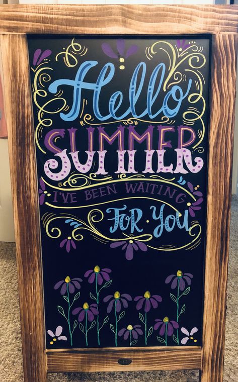 Restaurant Chalk Sign Ideas, Board Writing Ideas Chalk, Spring Restaurant Chalkboard, Chalkboard Ideas Restaurant, Chalk Sign Ideas Store, Restaurant Board Ideas Chalkboards, Cute Summer Chalkboard Ideas, Summer Coffee Chalkboard Art, Pride Chalkboard Art