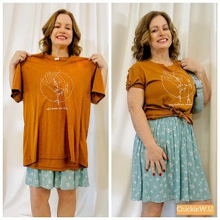 I Can Work With That; Refashions by Chickie W.U.: Alter Your T-shirt Altering A T Shirt, How To Alter Clothes That Are Too Big, Refashioning Clothes, Altered T Shirts, Clothing Alterations, Easy Clothing, Upcycled Clothes, Dress Alterations, Thrift Flip