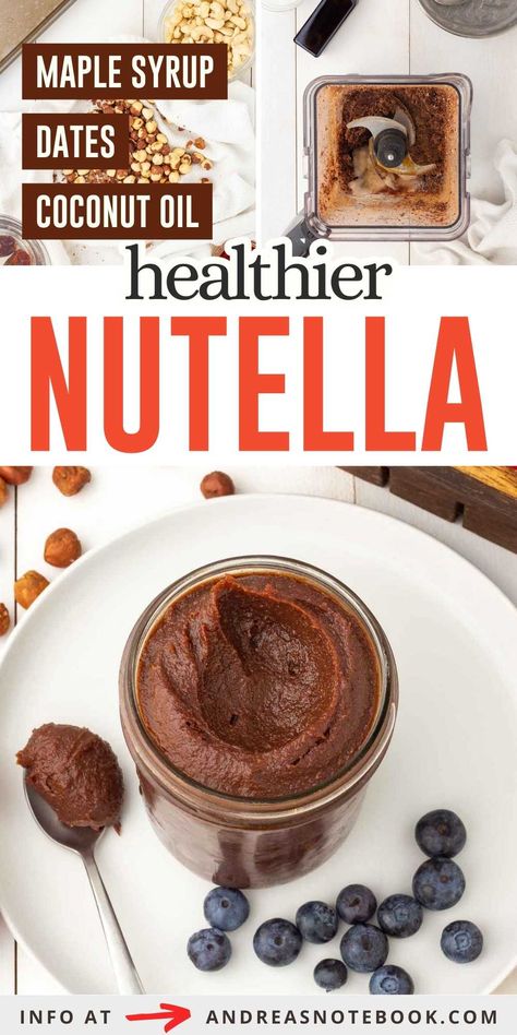 Transform your kitchen with our healthy homemade Nutella recipe! This chocolate hazelnut spread is the perfect addition to any keto, vegan, gluten-free, or dairy-free diet. Made entirely from scratch, it's a healthier alternative to store-bought spreads, packed with Nutella-inspired goodness. Explore our collection of healthy recipes to find new and exciting ways to enjoy your favorite chocolate treat. Start spreading the love with your own delicious, guilt-free Nutella today. Homemade Nutella Healthy, Healthy Nutella Recipes, Healthier Nutella, Nutella Alternative, Homemade Nutella Recipes, Nutella Recipe, Healthy Nutella, Nutella French Toast, Vegan Nutella