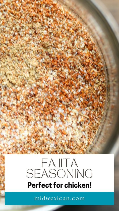 This homemade fajita seasoning recipe is a fiesta-favorite, a robust chili-forward mix rounded out with cumin, garlic and onion powders, and punctuated with an acidic hit thanks to crystallized lime. Try it on chicken, shrimp, pork, beef and more! Fajita Seasoning Recipe, Homemade Fajita Seasoning, Chicken Shrimp, Seasoning Recipe, Homemade Condiments, Fajita Seasoning, Easy Homemade Recipes, Seasoning Recipes, Sharing Board