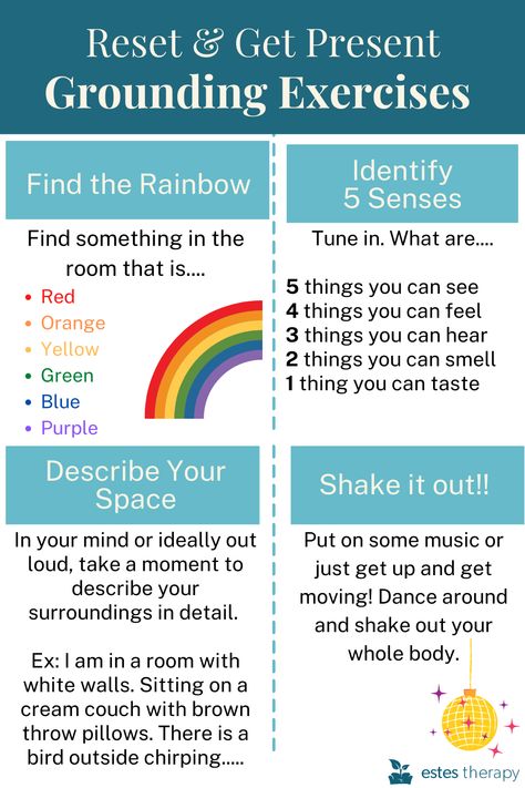 Grounding Techniques Rainbow Grounding Technique, Easy Grounding Techniques, Mindfulness Exercises For Kids, Grounding Technique Activities For Kids, Grounding Exercises For Kids, 5 4 3 2 1 Grounding, Grounding Technique Activities, Cbt For Kids, Mindfulness Activities For Adults Groups