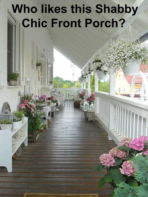 Rustic Farmhouse Front Porches, Farmhouse Front Porch Decor, Veranda Design, Summer Porch Decor, Building A Porch, Farmhouse Front Porches, Summer Porch, Farmhouse Front, New England Homes