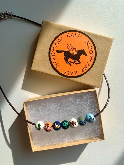 Percy Jackson Annabeth Chase Camp Half Blood Necklace Mini Beads New Packaging - Etsy Annabeth Chase Necklace Beads, Annabeth Chase Necklace, Pjo Necklaces, Percy Jackson Gift Ideas, Percy Jackson Stuff, Annabeth Necklace, Percy Jackson Diy, Camp Half Blood Necklace, Percy Jackson Necklace