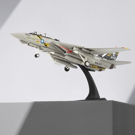 PRICES MAY VARY. Size：The airplane model is a military alloy die-cast fighter plane, Length (7.4 in), Wings(7 in).The best choice for model plane hobby collectors. Material: The main structure of the model airplane is made of alloy die-casting material with plastic landing gear. Function：This aircraft model kit with interchangeable wings, landing gear pattern is a beautiful replica of an aircraft. Aircraft models can be used as beautiful decorations and collectibles for offices and homes, and also make great gifts for aviation enthusiasts, military personnel or collectors, and can be used as teaching exhibits. Packaging：This model aircraft is very well restored with fine parts, so we have used a matching size box and a plastic fixing box that prevents the aircraft from wobbling to ensure t Gear Pattern, Airplane Collection, Plastic Model Airplane Kits, Aircraft Model Kits, Beautiful Decorations, Military Airplane, Model Airplane, Die Casting, Landing Gear