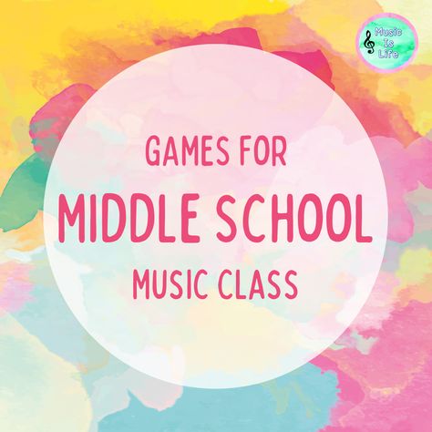 Middle School Music Lessons, Middle School Music Games, Junior High Classroom, Music Class Games, Choir Classroom, Music Vocabulary, Teacher Comments, Music Class Activities, Middle School Music