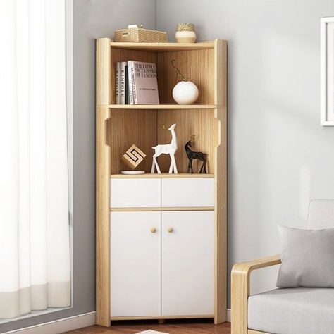 Corner shelving unit