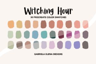 Witchy Color Palette, Pastel Witch, Procreate Palette, Procreate Color Palette, The Witching Hour, Palette Design, Color Pallete, Palette Ideas, Witching Hour