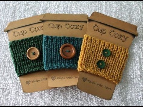 Coffee Cozy on The Addi Express Knitting Machine Coffee Cozy, Addi Projects, Cup Cozy Knitting Pattern, Addi Patterns, Addi Machine, Knit Cup Cozy, Knit Coffee Cozy, Coffee Cozy Pattern, Knitting Machine Tutorial