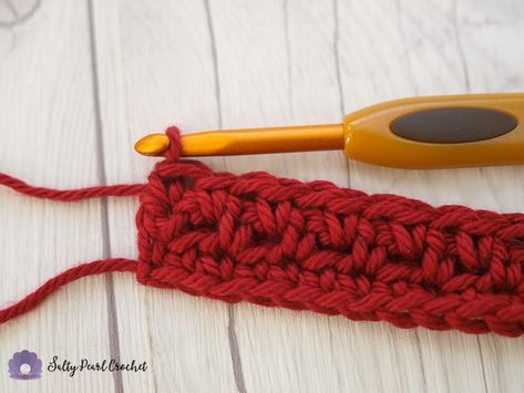 Crochet Granite Stitch Tutorial - (also called Moss Stitch and Linen Stitch) • Salty Pearl Crochet Pearl Crochet, Shawlette Pattern, Linen Stitch, Stitch Tutorial, Learn How To Crochet, Moss Stitch, Cowl Pattern, Single Crochet Stitch, Crochet Stitches Tutorial