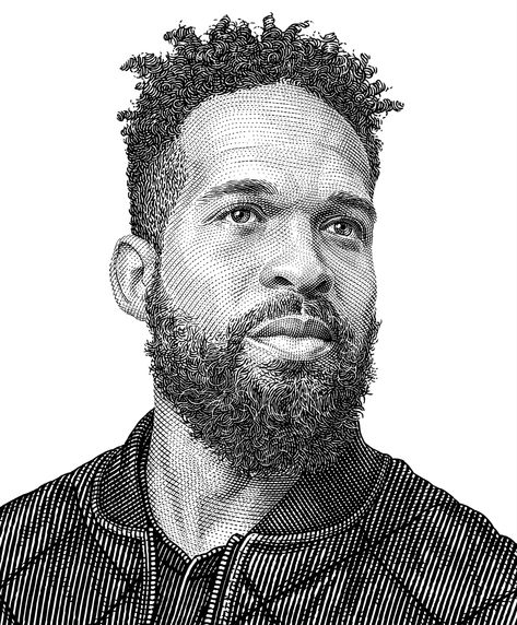 Engraving Portrait, Ink Drawing Techniques, Black And White Comics, Commission Portrait, Drawing Body Poses, Digital Portraits, Fashion Graphic Design, Drawing Projects, Black And White Portraits