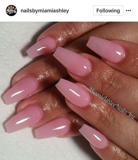 Pink Clear Nails, Pink Toe Nails, Clear Acrylic Nails, Pink Gel Nails, Acrylic Nails Coffin Short, Summer Acrylic Nails, Nagel Inspo, Pink Nail, Pink Acrylic Nails