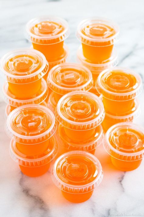 Dreamsicle Jello Shots, Bachelorette Jello Shots, Summer Jello Shots, Pina Colada Jello Shots, Lemonade Jello Shots, Easy Jello Shots, Jolly Rancher Flavors, Jello Shooters, Watermelon Jello