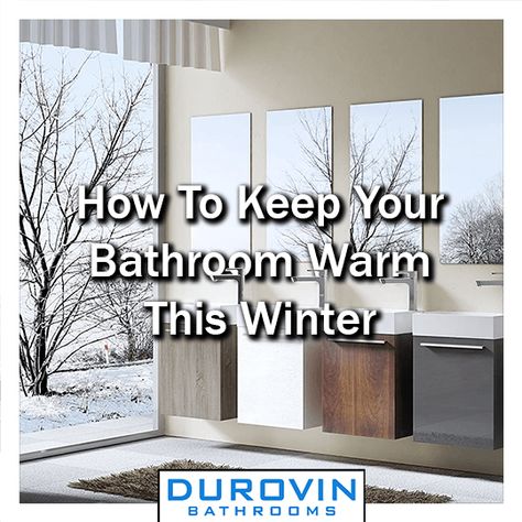 This winter has been really cold so far, so let's figure out how you can warm up the coldest room in your home, the bathroom. Read on at the link below. #bathroom #winter #cold #coldday #frost #snow #heat #heating #health #interiordesign #interiordecor #toptips #warmhome #warmhouse #warmth #warm #insulation #heater Bathroom Heater Ideas, Lamp In Bathroom, Bathroom Heater, Large Shower Heads, Bathroom Radiators, Window Glazing, Double Shower, Cold Room, Heat Lamps