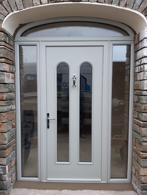 The Palladio Composite Door is the best door on the market today. The strength, durability and beauty of the door are unmatched. Visit Costello Windows to see more. Upvc Porches, Palladio Doors, Stairs And Hallway Ideas, Hall Doors, Front Doors Uk, Upvc Front Door, House Finishes, Composite Doors, Best Front Doors