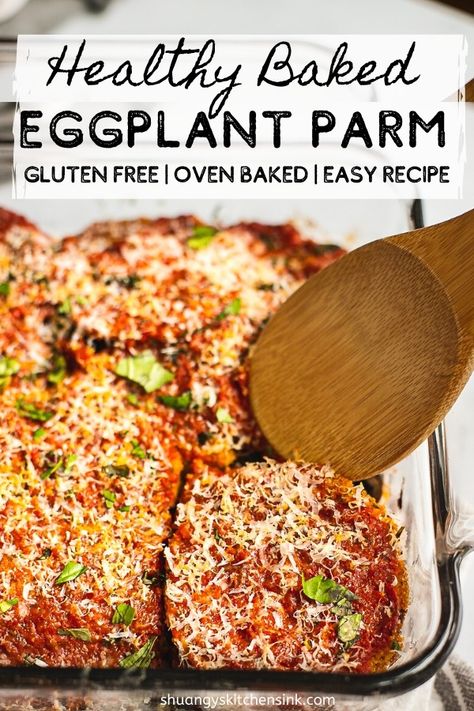 Oven Baked Eggplant, Eggplant Recipes Healthy, Baked Eggplant Parmesan, Healthy Eggplant, Eggplant Recipes Easy, Eggplant Parmesan Baked, Eggplant Recipes Parmesan, Eggplant Parm, Eggplant Dishes