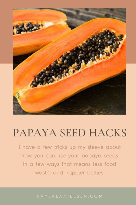 Papaya Seeds Recipe, How To Eat Papaya Seeds, How To Eat Papaya, Papaya Cleanse, Papaya Seeds How To Eat, Papaya Seed Recipes, Seed Hacks, Papaya Nutrition Facts, Papaya Recipes Healthy