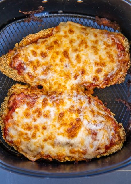 Air Fryer Chicken Parmesan - Plain Chicken Airfryer Chicken, Italian Breadcrumbs, Air Fried Food, Cheese Spaghetti, Air Fryer Oven Recipes, Air Fry Recipes, Air Fryer Recipes Chicken, Air Fryer Dinner Recipes, Air Fryer Recipes Easy