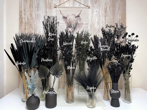 This Dried Flower Arrangements item by Flowerado has 1589 favorites from Etsy shoppers. Ships from Germany. Listed on Feb 23, 2024 Black Decoration Birthday, Dark Wedding Theme, Goth Wedding, Dark Wedding, Flowers Dried, Moody Wedding, Black White Wedding, Decoration Birthday, Gothic Wedding