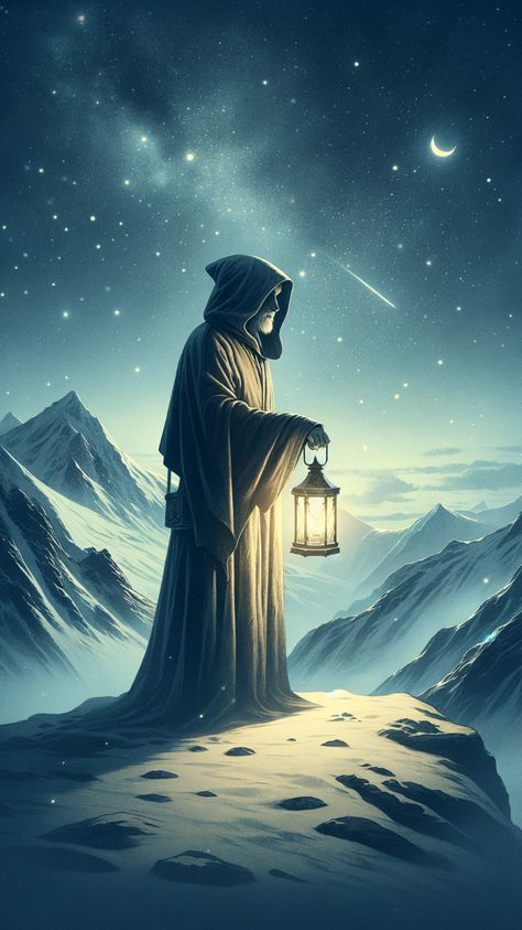 Embrace solitude and introspection with 'The Hermit' tarot card. This card symbolizes inner guidance, reflection, and soul-searching. Take time for introspection and connect with your inner wisdom. 🌟🔍 #Tarot #Introspection #InnerGuidance #TheHermit The Hermit Tarot Wallpaper, The Hermit Tarot Card Art, Hermetic Tarot, The Hermit Tarot Card, Hermit Tarot Card, Temperance Tarot Card, Temperance Tarot, Hermit Tarot, Energy Symbols