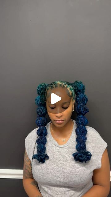 LocNationThe Movement on Instagram: "⭐️⭐️⭐️��⭐️@__slaybynae 😍bubble ponytails so cute ! 😍  #slaybynae🥰 #womenlocs #atllocs #dmvloctician #dmvlocstylist #womenlocstyles #travelingloctician" Bubble Ponytail Locs, Loc Bubble Ponytail, Locs With Scarf, Locs In Ponytail, Loc Ponytail Styles, Bubble Ponytail, Dreadlock Styles, Ponytail Styles, Loc Styles