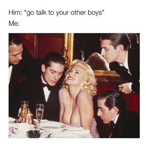 Polyamory memes and tweets: my all-time faves | Minka Guides Madonna Vogue, Aries Aesthetic, Jayne Mansfield, Funny Af, Rihanna Style, Steven Meisel, Grunge Goth, Blouse Models, Random Pictures