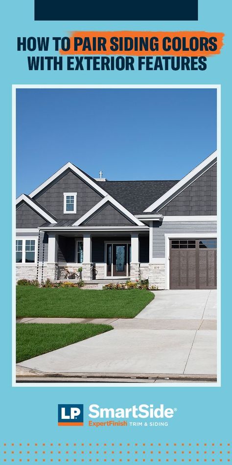 Tundra Gray Lp Siding, Lp Siding Exterior, Lp Smart Siding Exterior Colors, Smart Siding Exterior, Lp Smart Side Exterior Colors, Gray Siding House, Vinyl Siding Ideas Exterior, Lp Siding, Lp Smart Siding