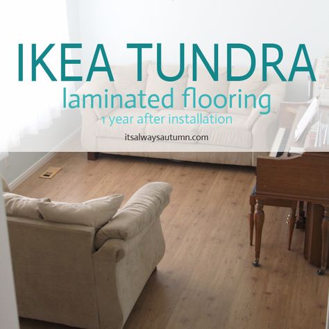 it's always autumn - itsalwaysautumn - IKEA tundra laminate floor review {one year later} Ikea Flooring, Rustoleum Cabinet Transformation, Rustoleum Cabinet, Cabinet Transformations, Flat Files, New Countertops, Kitchen Transformation, Best Flooring, Glass Floor