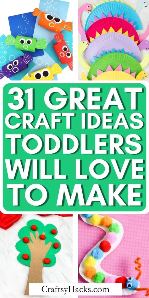 Get adorable craft ideas for toddlers! Explore a world of arts and crafts designed specifically for little hands. From simple paper crafts to fun DIY activities, these engaging craft projects are sure to keep your little one entertained for hours. Art Projects For 3 Year, Crafts For Ages 3-5 Art Projects, 3 Year Craft Ideas, Arts And Crafts For Pre K, Present Crafts For Toddlers, Arts And Crafts For 1 Year, Crafts For Pre K Art Projects, Arts And Crafts For Preschoolers Easy, Easy Crafts For 2 Year