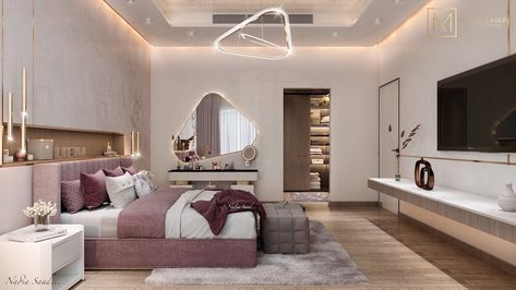 Modern Bedroom Design Luxury, Sleeping Room Design, Luxury Room Design, Bedroom Design Luxury, Luxe Bedroom, Decor Ideas Bedroom, Big Bedrooms, Modern Luxury Bedroom, Kuwait City