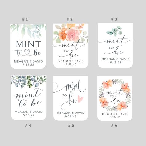 Mint To Be Engagement Party, Mint To Be Wedding Favors Free Printable, Mint To Be Wedding Favors, Wedding Quote, Favors Ideas, Engagement Favors, Bridal Shower Photos, Mint To Be, Mint Wedding