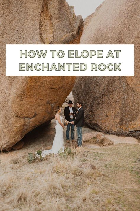 The ultimate guide to an Enchanted Rock Elopement. Vernal Pool, Texas Elopement, How To Get Married, Enchanted Rock, Rock Wedding, Elopement Packages, Adventure Photographer, Marriage License, Adventure Wedding