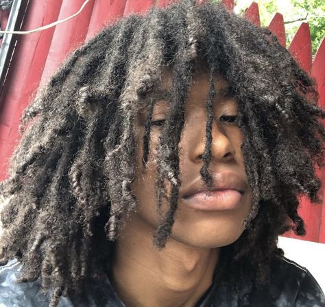 Pigtail Dreads Men, Fluffy Dreads, Loc Reference, Mullet Dreads, Hair Inspo Aesthetic, Male Locs, Hobie Brown, Hairstyles Natural Hair, Spider Punk