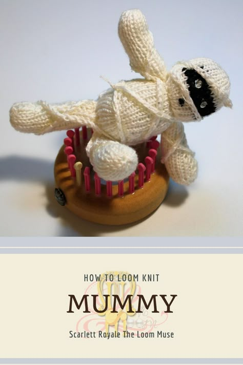 Loom Knit Bee, Loom Knit Halloween Projects, Loom Knit Halloween, How To Loom, Free Loom Knitting Patterns, Make Stuffed Animals, Loom Knitting Patterns Free, Halloween Knitting Patterns, Loom Animals