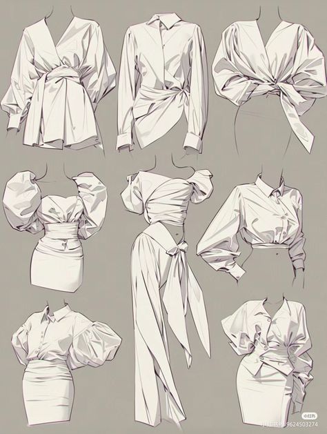 Cute Dress Drawing Reference, Poses Dress Drawing, Drawing Reference Poses Dress, Clothes Drawing Ideas Fashion Sketches, Fashion Design Clothes Sketches, Cloth Drawing Reference, Dress Drawing Tutorial, Dress Reference Drawing, Outfit Design Drawing