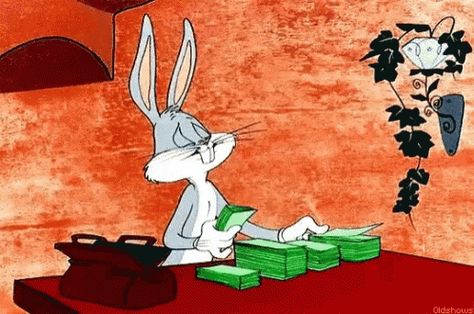 Bugs Bunny Money GIF - BugsBunny Money - Discover & Share GIFs Money Animation, سبونج بوب, Vintage Cartoons, Looney Tunes Bugs Bunny, 디즈니 캐릭터, Looney Tunes Cartoons, Cartoon Profile Pictures, Cartoon Gifs, Cartoon Memes