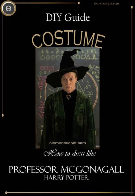 Professor Mcgonagall Costume, Mcgonagall Costume, Harry Potter Dress Up, Movie And Series, Professor Mcgonagall, Harry Potter Dress, Perfect Cosplay, Series Characters, Island Dress