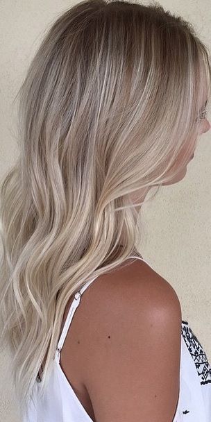 Natural Blonde Hair Dye, Butter Blonde Hair, Highlights Babylights, Sandy Blonde Hair, Dyed Blonde Hair, Sandy Blonde, Balayage Blonde, Blonde Hair Inspiration, Blonde Hair Looks