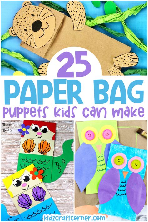 Explore the fun world of paper bag puppets! From favorite characters to cute animals, we've got tons of ideas to spark your child's imagination. Preschool Puppets Crafts, Paper Bag Hand Puppets, Brown Paper Bag Puppets, Paper Sack Puppets, Puppets For Preschoolers, Paperbag Puppets Templates, Puppet Crafts Preschool, Animal Puppet Craft, Paper Bag Puppets Printable Free