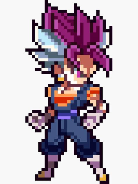 Pixel Art Dragon Ball, Ultra Vegito, Black Pixel, Dragon Ball Tattoo, Dragon Ball Painting, Dragon Ball Art Goku, Geometric Pattern Art, Dragon Ball Image, Pixel Art Design