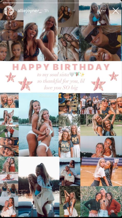 Birthday Post Ideas For Best Friend, Best Friend Birthday Snap Story, Birthday Insta Post Ideas For Friends, Snap Birthday Post, Bday Posts Instagram Story, Snap Birthday Story Ideas, Cute Insta Birthday Stories, Birthday Poster Ideas Instagram, Happy Birthday Post Instagram Story Best Friend