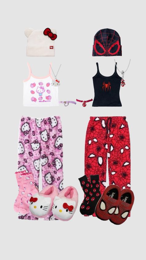 Hello Kitty Matching, Bf And Gf, Matching Fits, My Pookie, Hello Kitty, Kitty