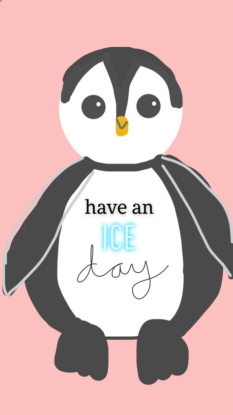 Penguin Puns, Cheesy Puns, Birthday Puns, Appreciation Ideas, Cute Puns, Pun Card, Food Puns, Winter Birthday, Snow Cones