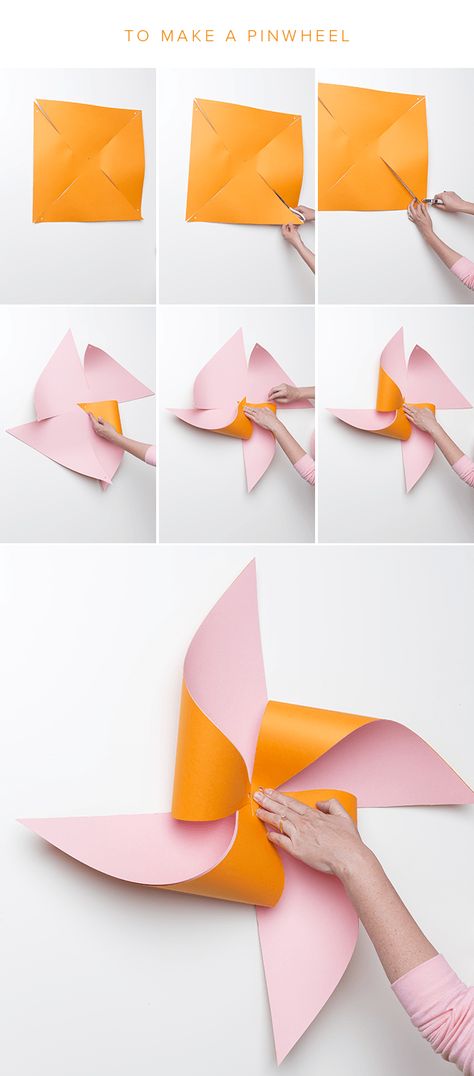 Learn to make this DIY giant flower pinwheel, perfect for summer days crafting with the kids. Giant Pinwheel Diy, Diy Pin Wheel, How To Make A Pin Wheel, Diy Pinwheels For Kids, Pin Wheels Craft, Pinwheel Birthday Party, Pin Wheel Craft, Pinwheels Decorations, Pinwheels Diy