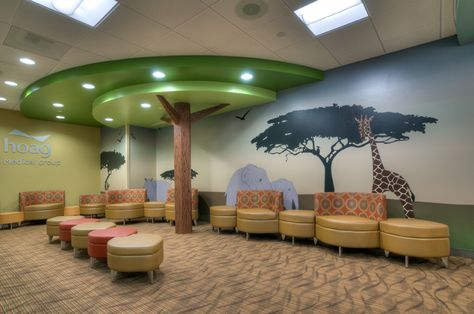 Pediatric Office, Pediatrician Office, School Reception, Healthcare Center, Pediatric Dental Office, Pediatric Dental, Children Hospital, Hospital Interior, Office Designs