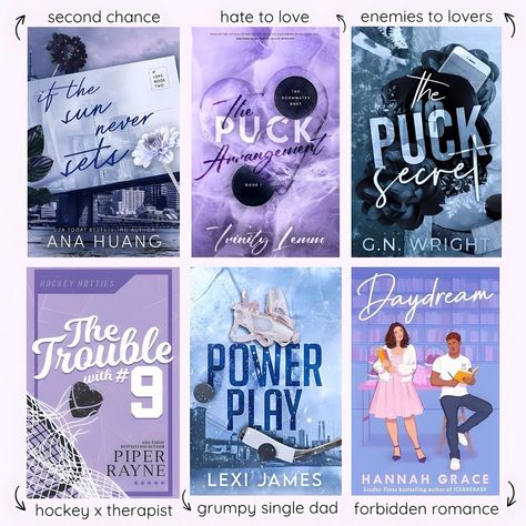 The Puck Secret, Pucking Around Book, Sport Romance, Books Tbr, Hannah Grace, Secret Identity, Purple Books, Book Reading Journal, Fake Relationship