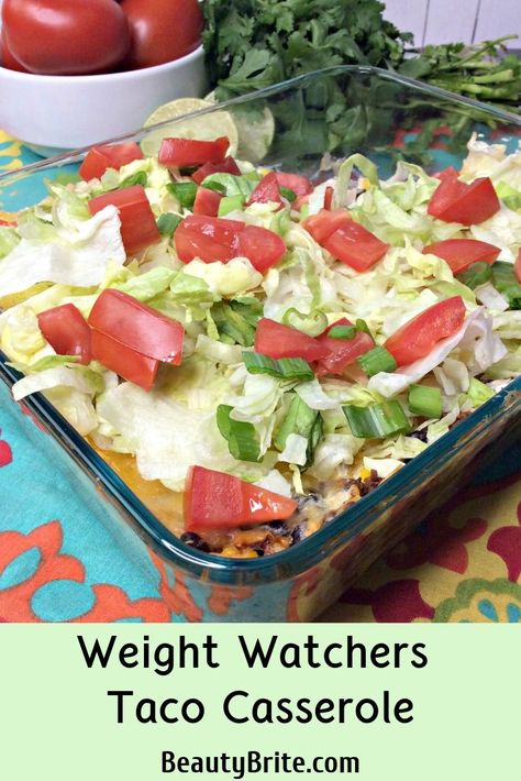 Weight Watchers Taco Casserole Weight Watchers Walking Taco Casserole, Ww Walking Taco Casserole, Weight Watchers Taco Casserole, Walking Taco Casserole, Tri Color Pasta, Walking Taco, Walking Tacos, Turkey Tacos, Bean Tacos