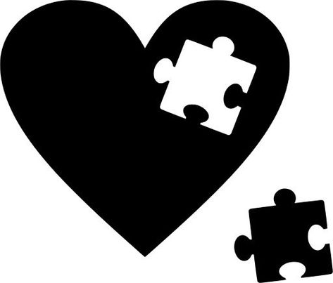 Puzzle Drawing Ideas, Svg Images For Cricut, Puzzle Drawing, Drawings With Meaning, Love Puzzle, Image Love, Love Icon, Hearts Svg, Idee Cricut