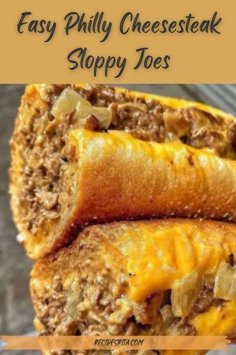 Try our Easy Philly Cheesesteak Sloppy Joes for a delicious twist on a classic favorite! Packed with tender beef, sautéed peppers and onions, and melted cheese, they're a crowd-pleaser that's ready in minutes. Cheesesteak Sloppy Joes, Philly Cheesesteak Sloppy Joes, Cheese Steak, Philly Cheese, Philly Cheesesteak, Tender Beef, Philly Cheese Steak, Sloppy Joes, Peppers And Onions